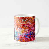 Original Ölmalerei mit schönem Herbstlan Kaffeetasse (VorderseiteRechts)