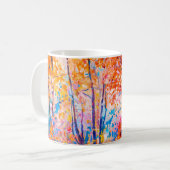 Original Ölmalerei mit schönem Herbstlan Kaffeetasse (Vorderseite Links)