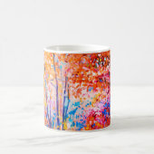 Original Ölmalerei mit schönem Herbstlan Kaffeetasse (Mittel)