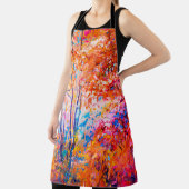 Original Ölmalerei mit schönem Herbstlan Schürze (InSitu)