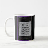 Original "On the Sixth Day" Manchester Mural Kaffeetasse (Links)