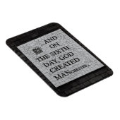 Original "On the Sixth Day" Manchester Mural Magnet (Rechte Seite)