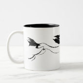 Original painting 3 Horse Chinese New Year 2026 TM Zweifarbige Tasse (Links)