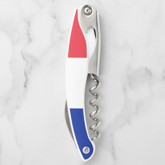 Original Patriotic National Flag FRANKREICH Kellnermesser (Rückseite)