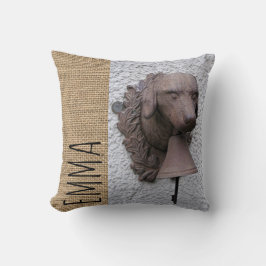 Original personalisiert Square Pillow Dog Year 201 Kissen