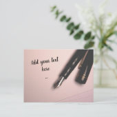 Original Personalisierte Postkarte (Stehend Vorderseite)