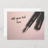 Original Personalisierte Postkarte (Vorne/Hinten)