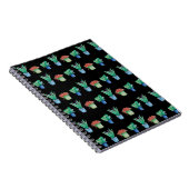 Original Pflanze Design Muster 1 Notizblock (Rechte Seite)
