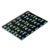 Original Pflanze Design Muster 1 Notizblock (Linke Seite)