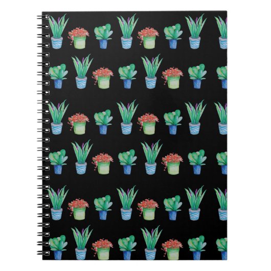 Original Pflanze Design Muster 1 Notizblock (Vorderseite)