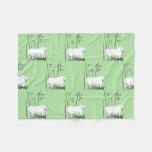 Original Pig Bamboos 2 Farbe Fleece Blanken (Vorderseite (Horizontal))