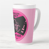 Original Pink Beste Mutter der Welt Milchtasse (Rechte Ecke)