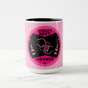 Original Pink Beste Mutter der Welt Tasse