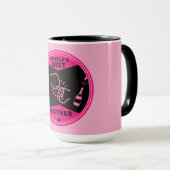 Original Pink Beste Mutter der Welt Tasse (VorderseiteRechts)