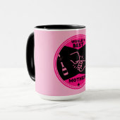 Original Pink Beste Mutter der Welt Tasse (Vorderseite Links)
