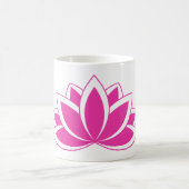 Original Pink Buddhist Symbol Lotus Blume Kaffeetasse (Mittel)