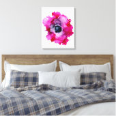 Original Pink Peony - benutzerdefinierbar=== Leinwanddruck (Insitu (Schlafzimmer))
