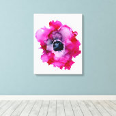 Original Pink Peony - benutzerdefinierbar=== Leinwanddruck (Insitu (Holzboden))