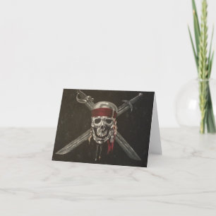 Original-Pirat-Blankkarte mit Handfarbe Karte