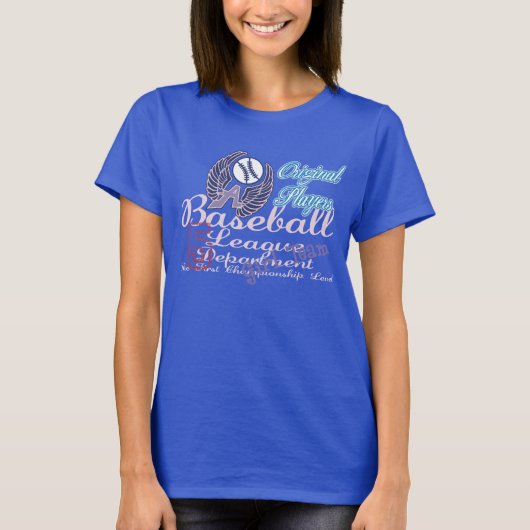 Original Player Baseball Girl-Team T-Shirt (Vorderseite)