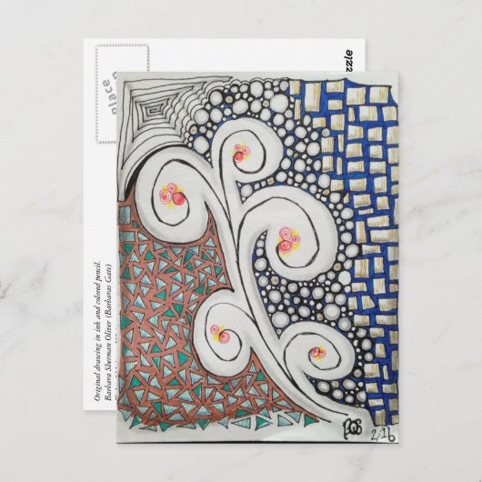 Original Postkarte (Vorne/Hinten)