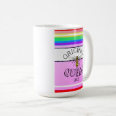 Original Queen Bee Stripes Kaffeetasse (VorderseiteRechts)