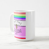 Original Queen Bee Stripes Kaffeetasse (Vorderseite Links)