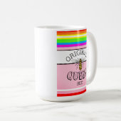 Original Queen Bee Stripes Kaffeetasse (VorderseiteRechts)