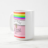 Original Queen Bee Stripes Kaffeetasse (Vorderseite Links)