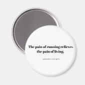 Original quote for runners. magnet (Vorderseite/Rückseite)