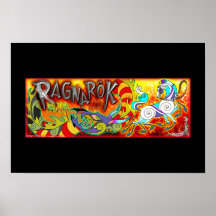 Original RAGNAROK-Gedenkposter 2014 Black