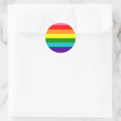 Original-Rainbow-Flag-Aufkleber Runder Aufkleber (Tasche)