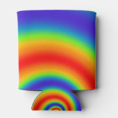 Original Rainbow Gradient farbenfroher Spiraleffek Dosenkühler (Rückseite)