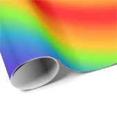 Original Rainbow Gradient farbenfroher Spiraleffek Geschenkpapier (Rolleneckpunkt)