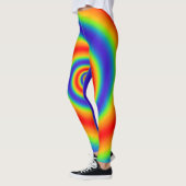 Original Rainbow Gradient farbenfroher Spiraleffek Leggings (Links)