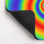 Original Rainbow Gradient farbenfroher Spiraleffek Mousepad (Ecke)