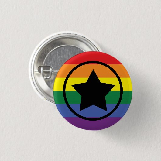 Original Rainbow Prilag mit einem Stern in Circle Button (Vorne & Hinten)