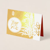 Original Rats Bamboo Malerei 2020 Luxus Foil GC3 Folienkarte (Vorderseite)