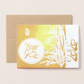 Original Rats Bamboo Malerei 2020 Luxus Foil GC3 Folienkarte (Vorderseite mit Umschlag)