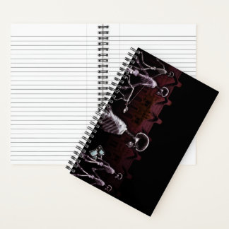 Original Ray Skeleton City Scene Notizblock