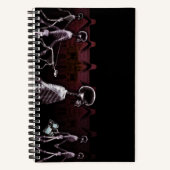 Original Ray Skeleton City Scene Notizblock (Vorderseite)