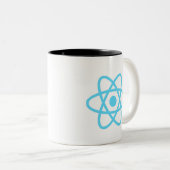 Original React js Entwickler Zweifarbige Tasse (VorderseiteRechts)