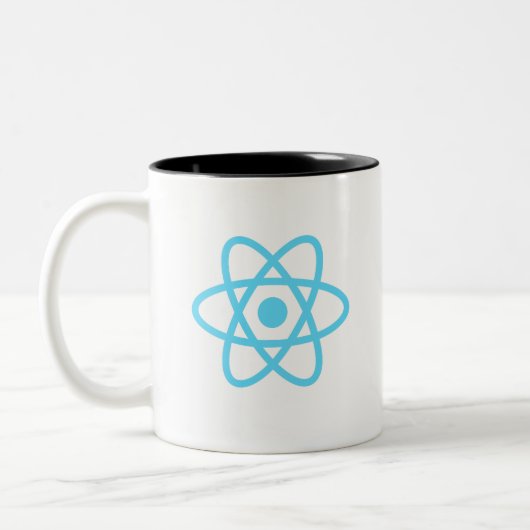 Original React js Entwickler Zweifarbige Tasse (Links)