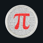 Original red number pi day mathematical symbol anstecknadel<br><div class="desc">Original red number pi day mathematical symbol</div>