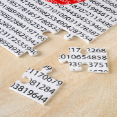 Original red number pi day mathematical symbol puzzle (Seite)