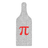 Original red number pi day mathematical symbol schneidebrett (Vorderseite)