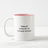 Original "Release" abstrakt Zweifarbige Tasse (Links)