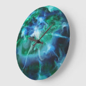 Original Resin Art Design Clock Große Wanduhr (Winkel)