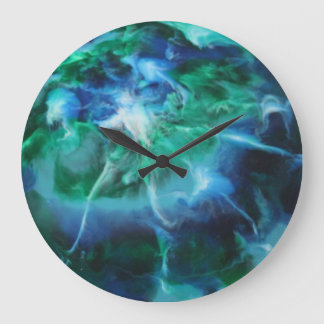 Original Resin Art Design Clock Große Wanduhr
