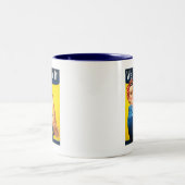 Original Rosie the Riveter ~ Zwei-Tone-Tasse Zweifarbige Tasse (Mittel)